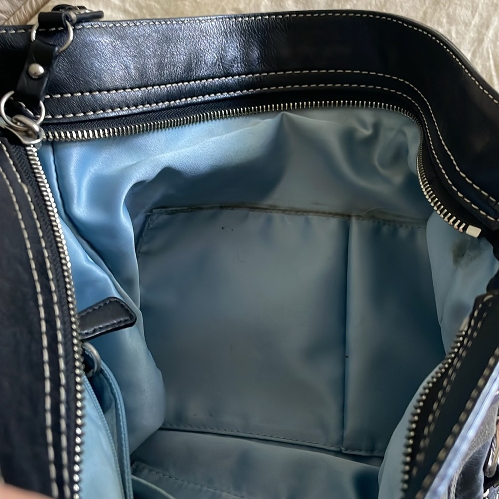 COACH Signature Hobo Shoulder Bag w/ Long Strap - Picture 5 of 9